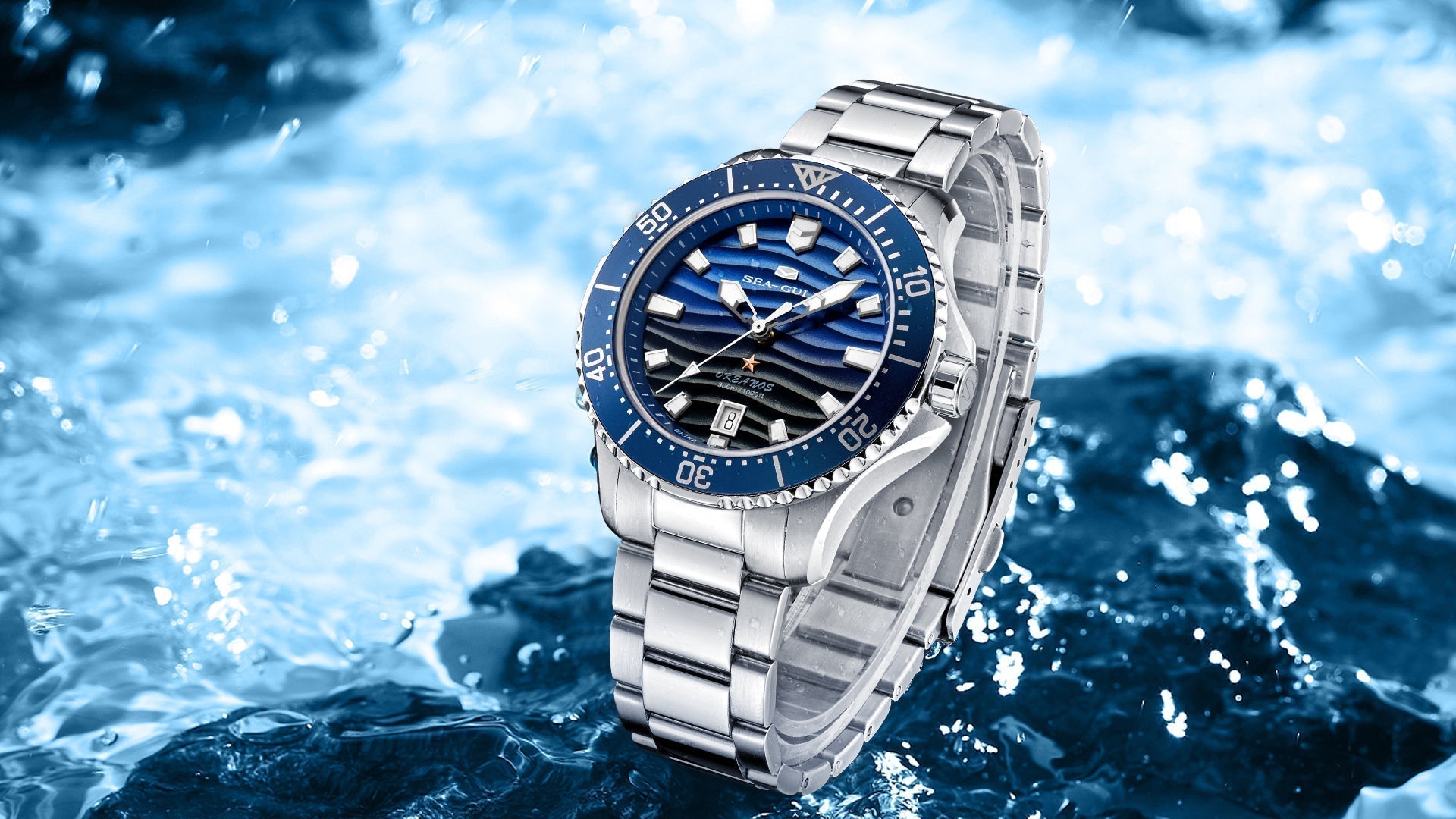 Dive into the Deep: Seagull Ocean Series Dive Watch | Ref. 816.32.1218 - Sea-Gull Watch Official Store