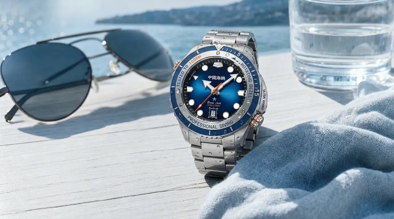 Beach Watch vs Dive Watch: What Fits Best? - Sea-Gull Watch Official Store