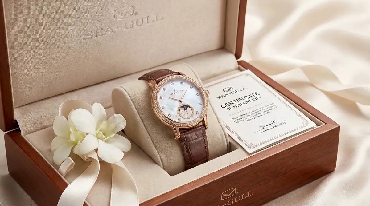 A Mother-of-Pearl Mechanical Watch for Someone Who Notices the Details