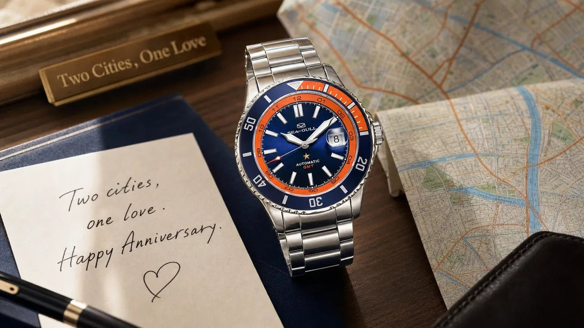 An Anniversary Watch Gift Built Around Two Time Zones - Sea-Gull Watch Official Store