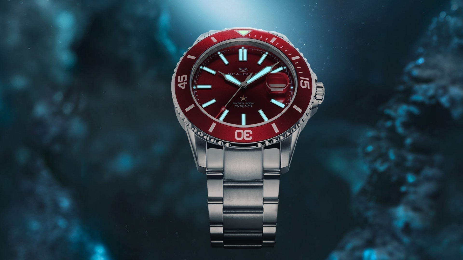 Seagull Ocean Series: The Charm of Crimson, Where Retro Meets Mechanical Mastery | Ref.816.52.1523 - Sea-Gull Watch Official Store