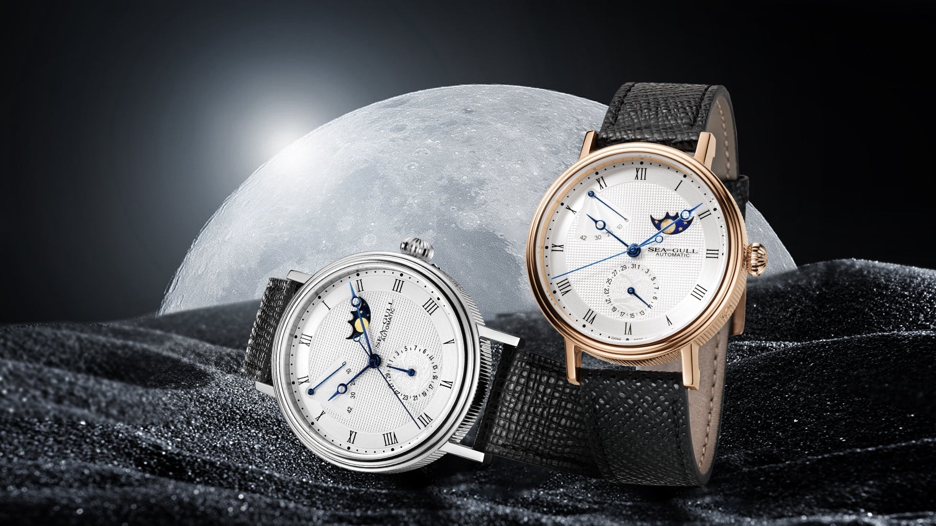 Sea-Gull 6092 Moonphase Watch: Affordable Luxury with Timeless Functionality - Sea-Gull Watch Official Store