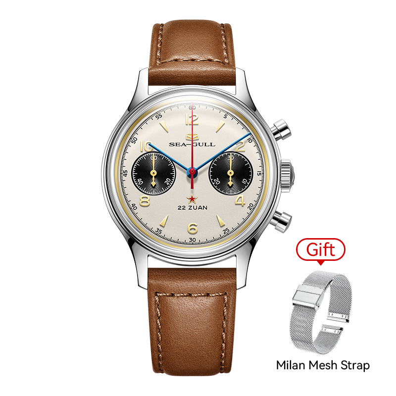 Seagull 1963 Series | Polar Night Edition | Panda Eye | Vintage Chronograph | 37.3mm