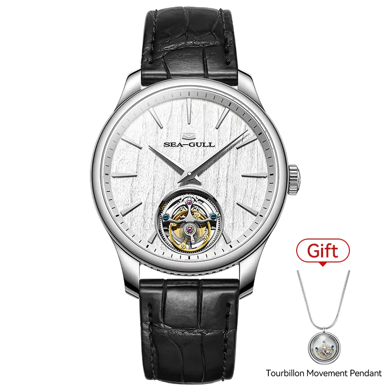 超薄自動陀飛輪 | 厚度9.35毫米 | 中國古琴紋理錶盤 | 42毫米