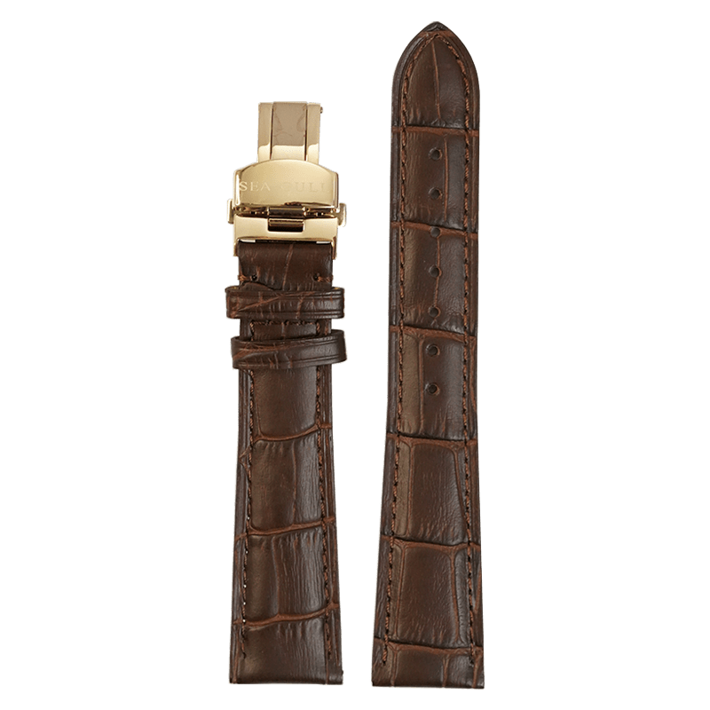 Leather Strap | Push Button Hidden Clasp | 20mm/21mm/22mm - Sea-Gull Watch Official Store