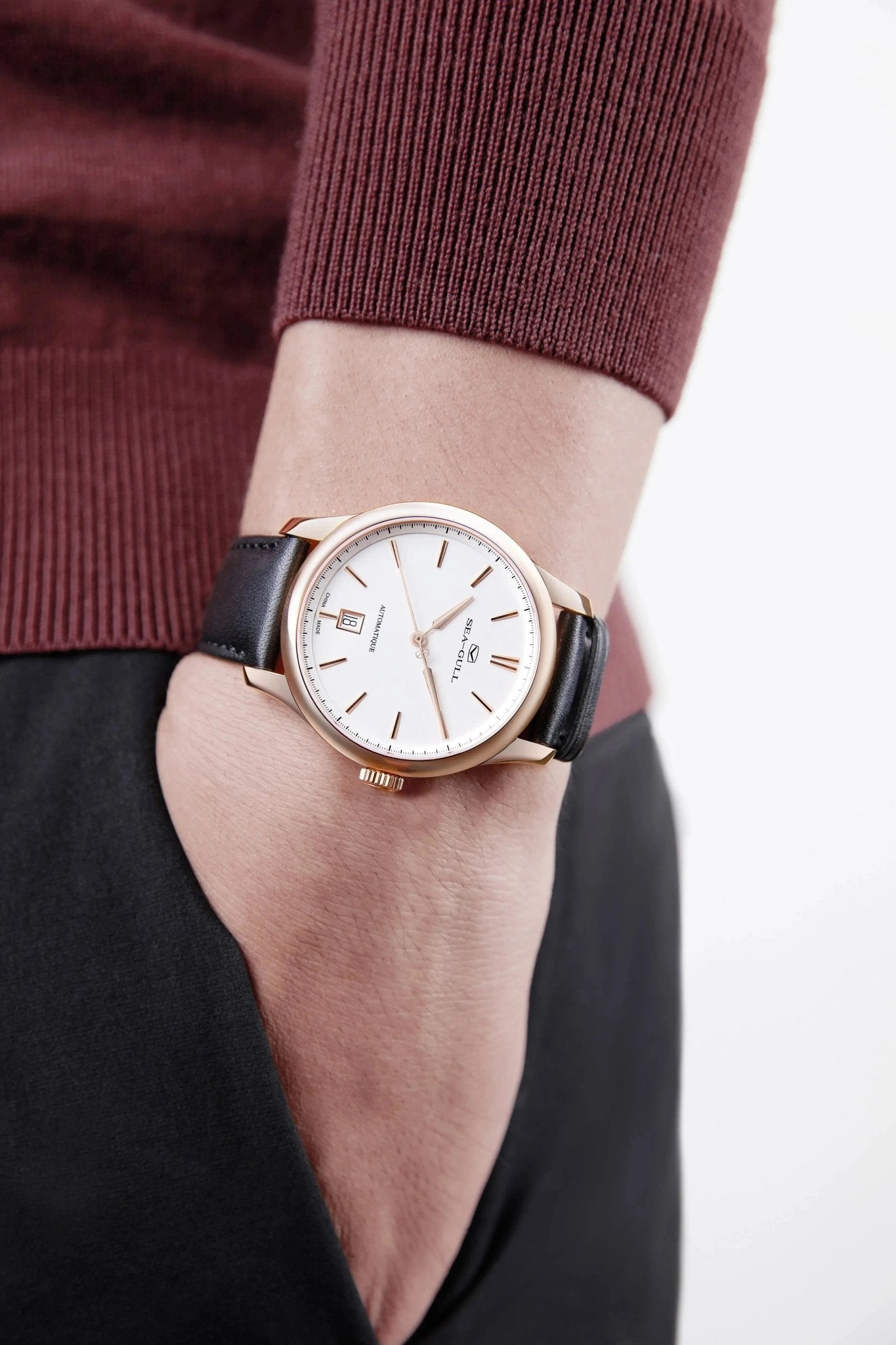 Extraordinary Series | Simple Dial | Calendar | 39.5mm - Sea-Gull Watch Official Store