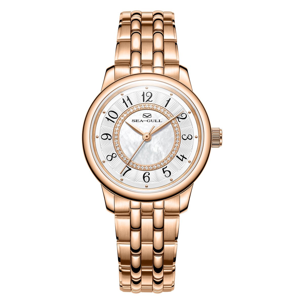 Concentric Diamond Dial | Automatic Dress Watch | Women's Watch | 32mm - Sea-Gull Watch Official Store