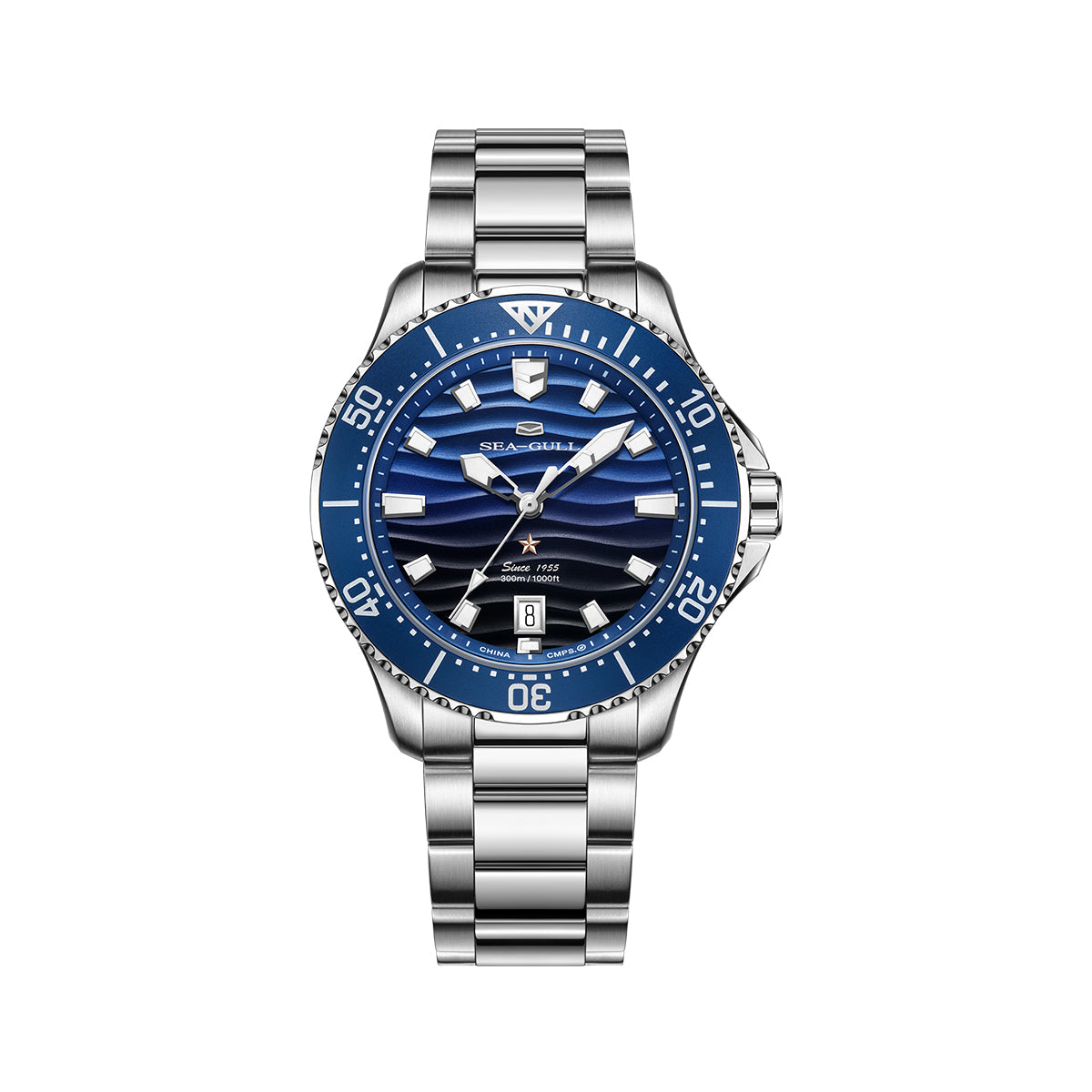 Ocean Series | 300M Waterproof | Dive | Luminous | Calendar | 41mm Sea-Gull
