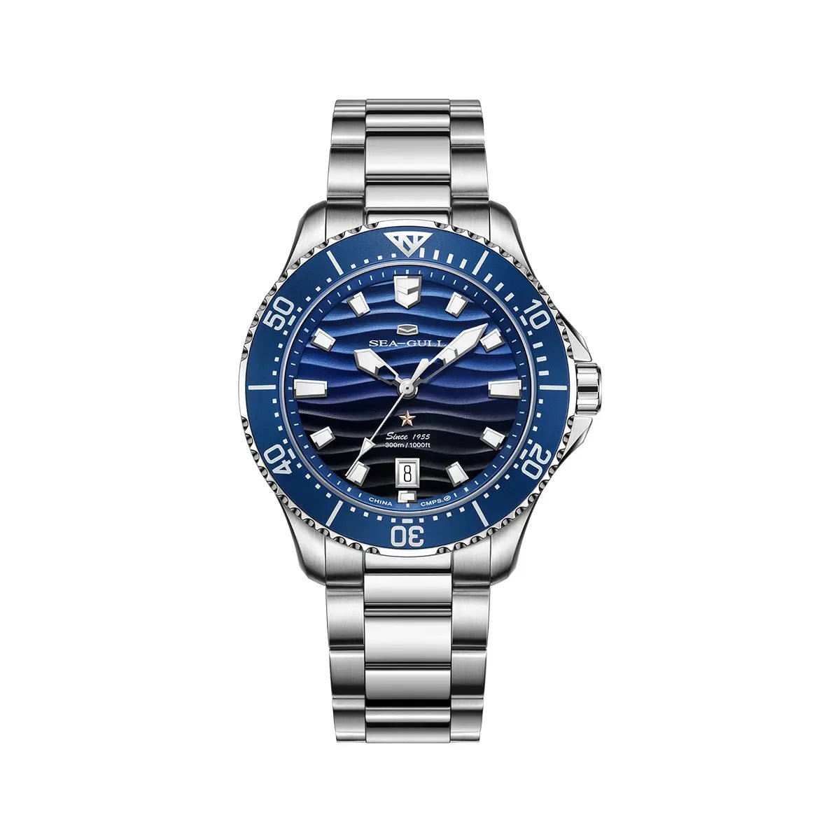 Ocean Series | 300M Waterproof | Dive | Luminous | Calendar | 41mm - Sea-Gull Watch Official Store