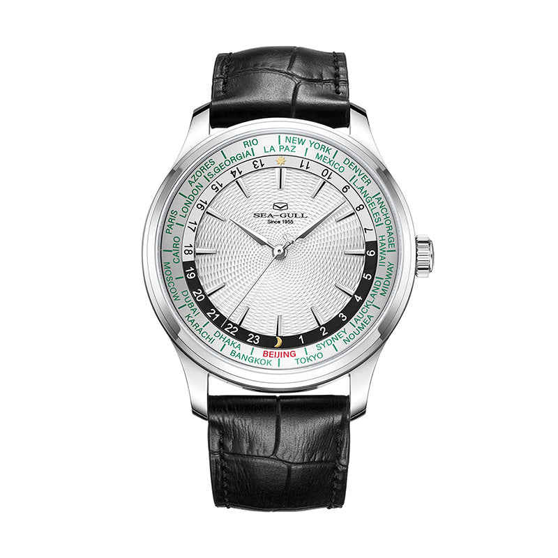 GMT Watch | World Time | Sub Second Dial | 41mm