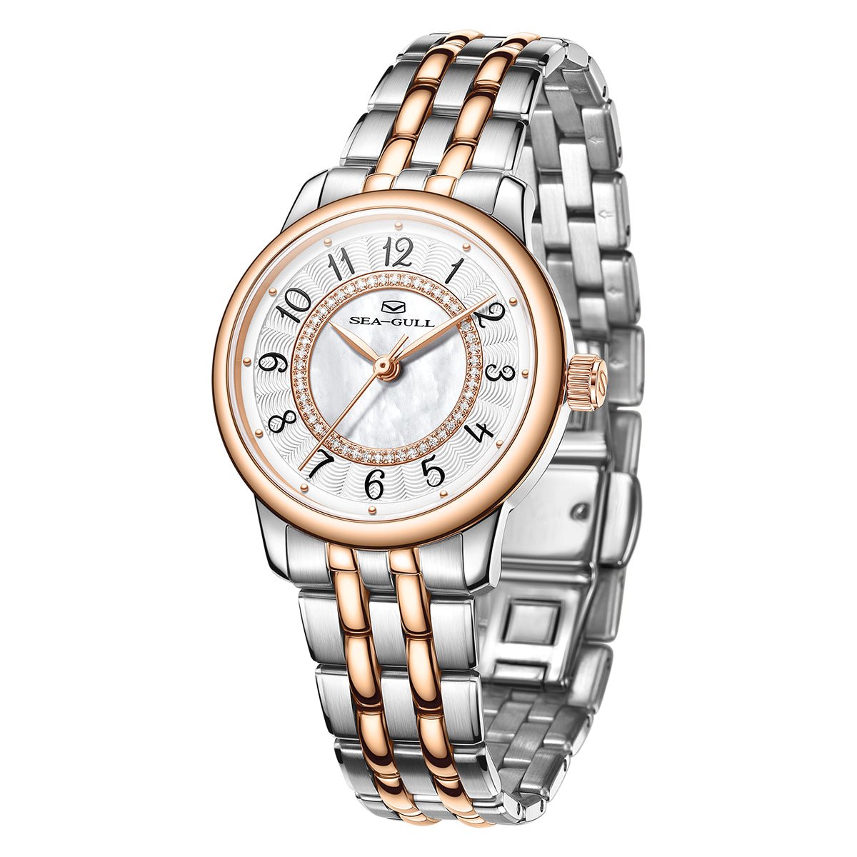 Concentric Diamond Dial | Automatic Dress Watch | Women's Watch | 32mm - Sea-Gull Watch Official Store