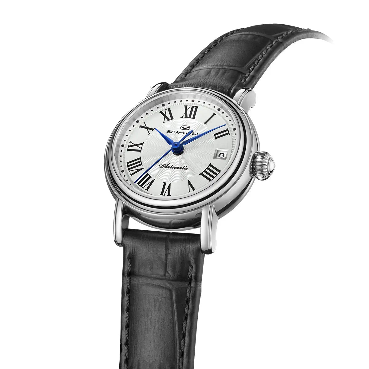 Small Dial | Calendar | Vintage | Roman Numeral | 27mm Sea-Gull