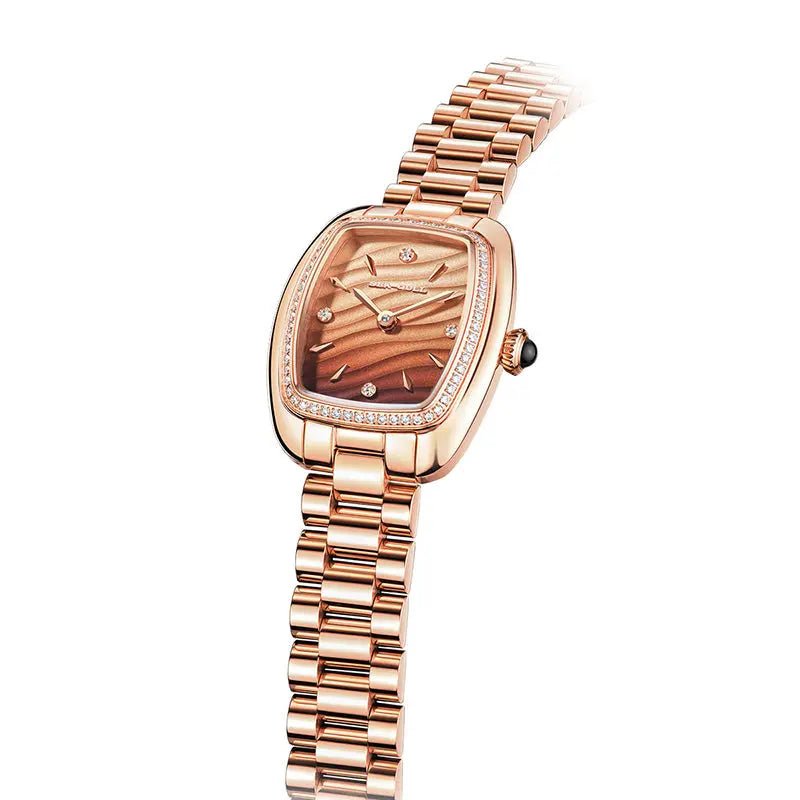 Time for Her Series | Mocha Retro | Square | 30mm - Sea-Gull Watch Official Store