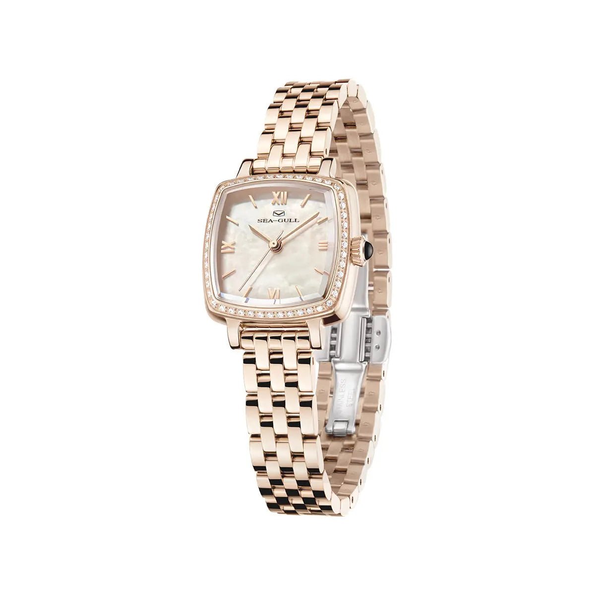 Oriento Series | Cube | Mother-of-Pearl Dial | 25mm - Sea-Gull Watch Official Store