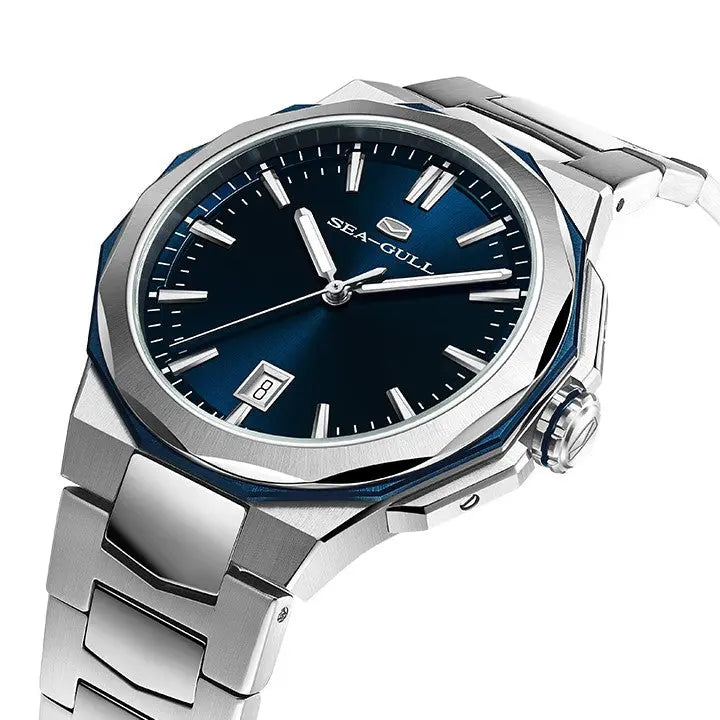 Business | Calendar | Stainless Steel Strap | Luminous | 40mm Sea-Gull