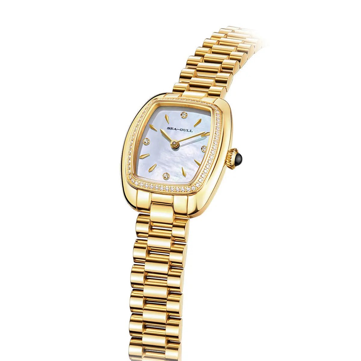 Time for Her Series | Mocha Retro | Square | 30mm - Sea-Gull Watch Official Store