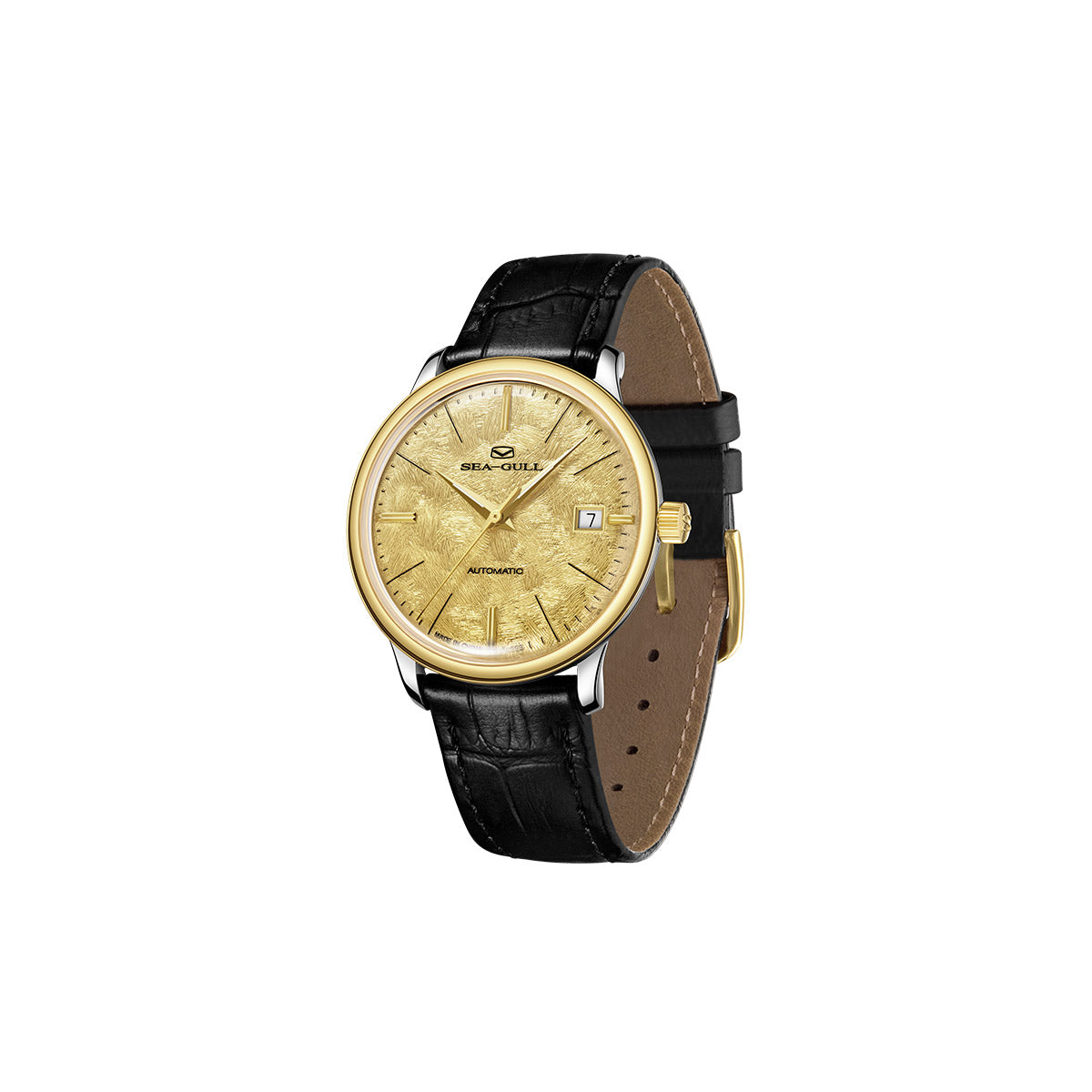 18K Gold-plated | Couple Watch | Business | Calendar | 42mm/36mm Sea-Gull Watch Official Store