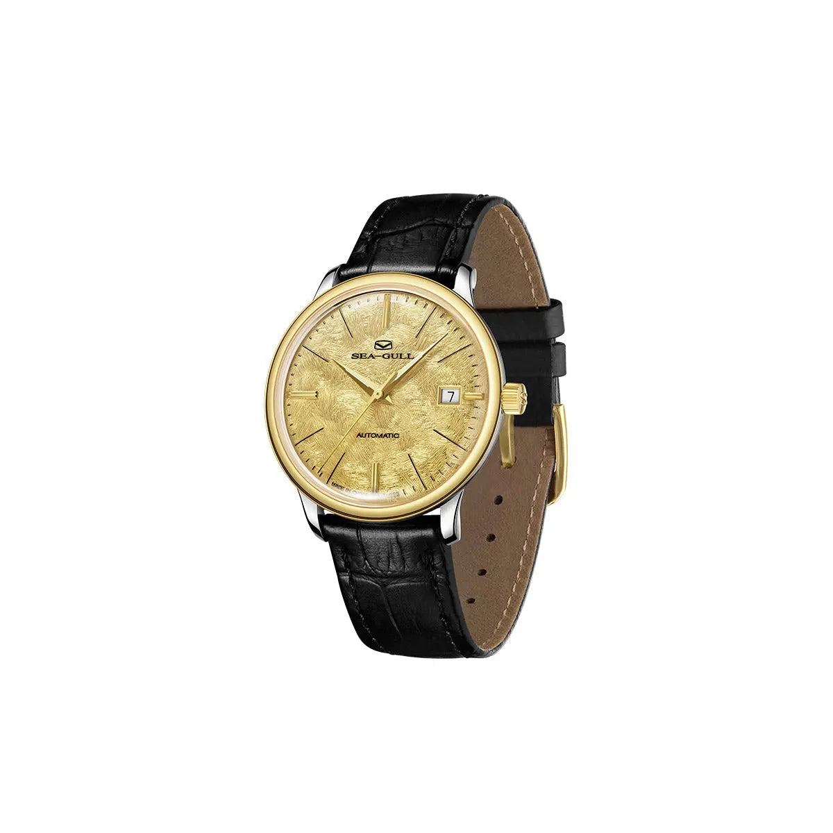 18K Gold-plated | Couple Watch | Business | Calendar | 42mm/36mm Sea-Gull Watch Official Store