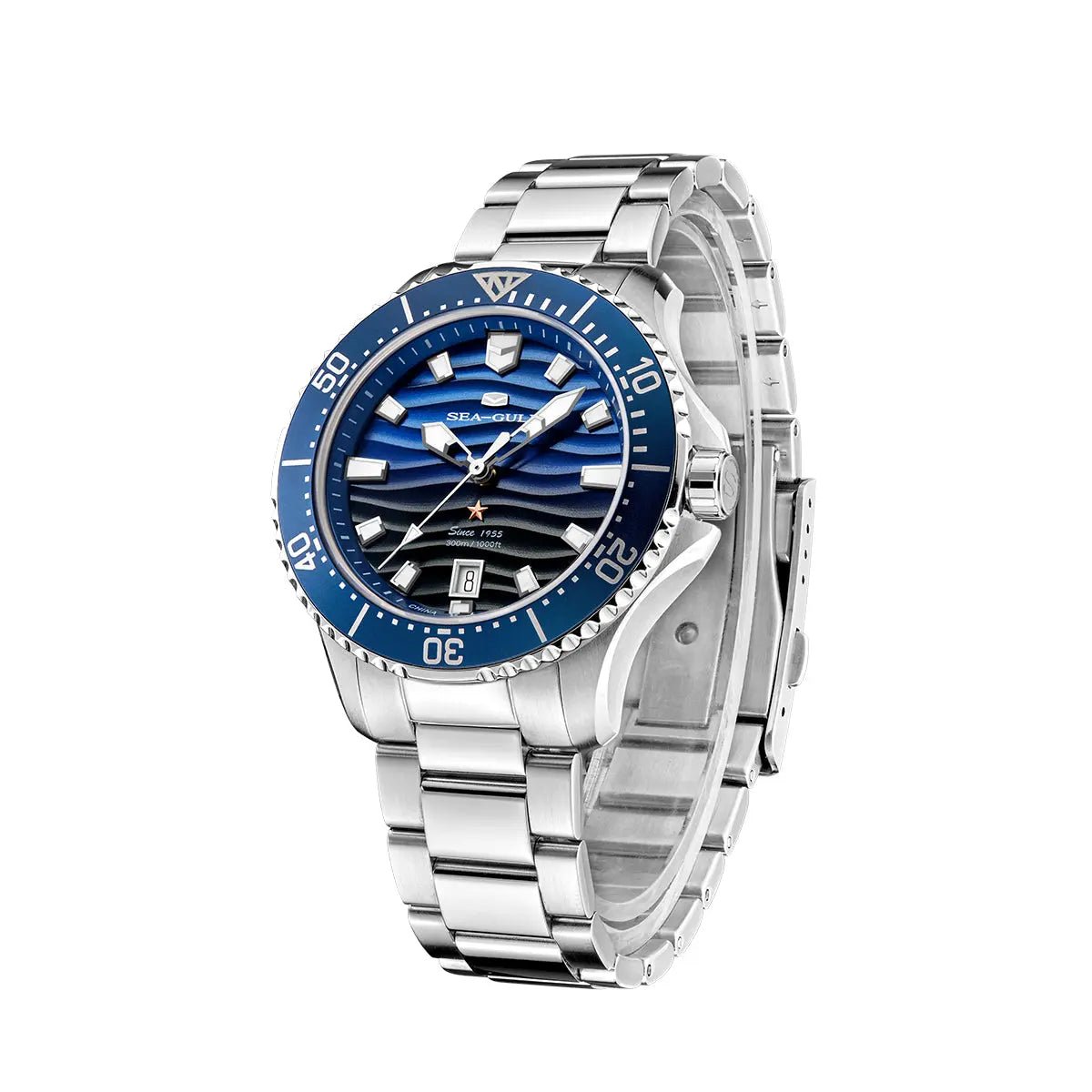 Ocean Series | 300M Waterproof | Dive | Luminous | Calendar | 41mm - Sea-Gull Watch Official Store