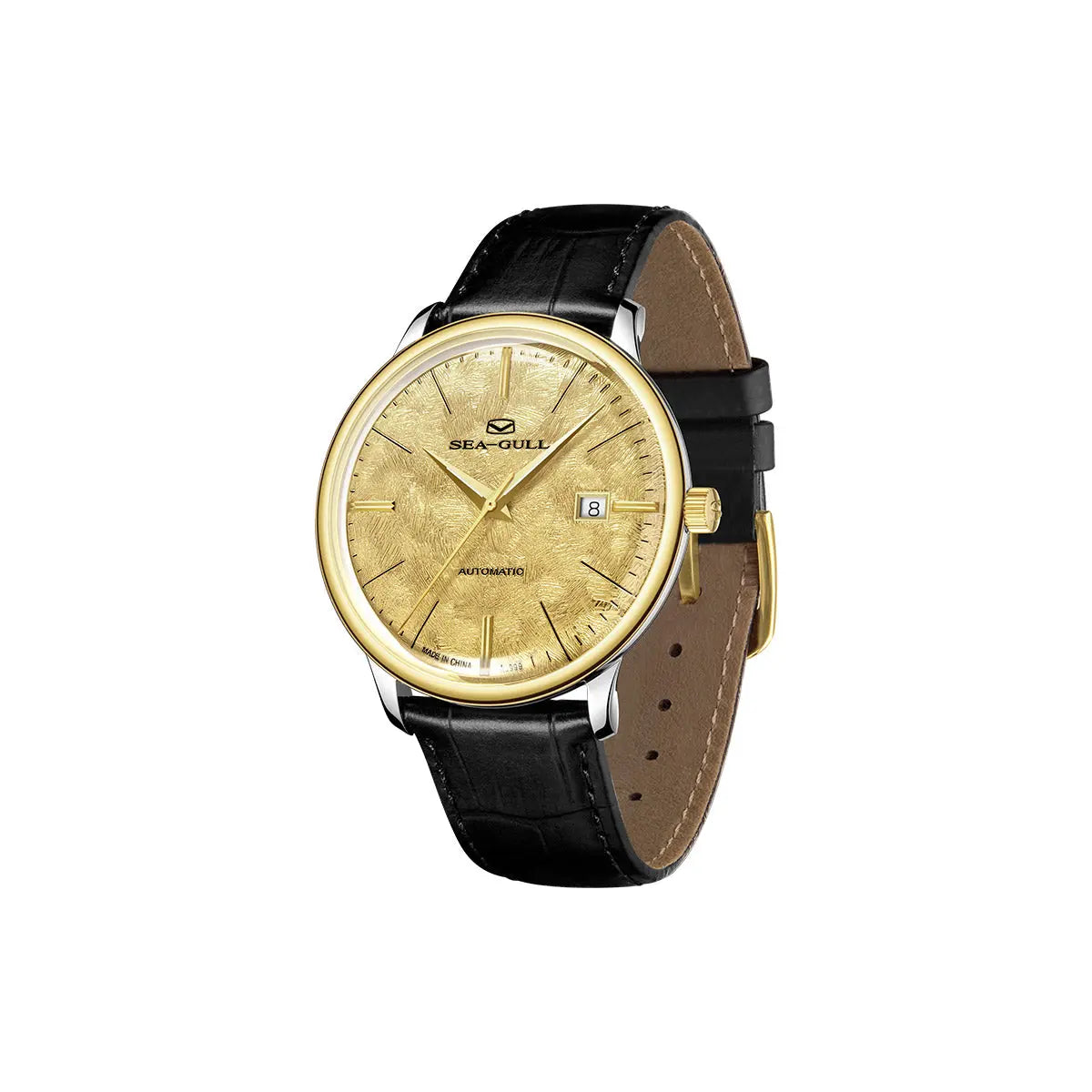 18K Gold-plated | Couple Watch | Business | Calendar | 42mm/36mm Sea-Gull Watch Official Store