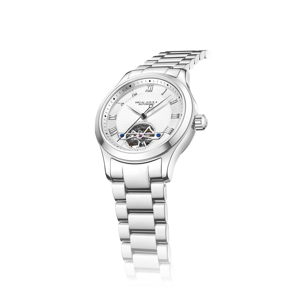 Flywheel | Guilloché Dial | Roman Numeral | 39mm Sea-Gull Watch Official Store