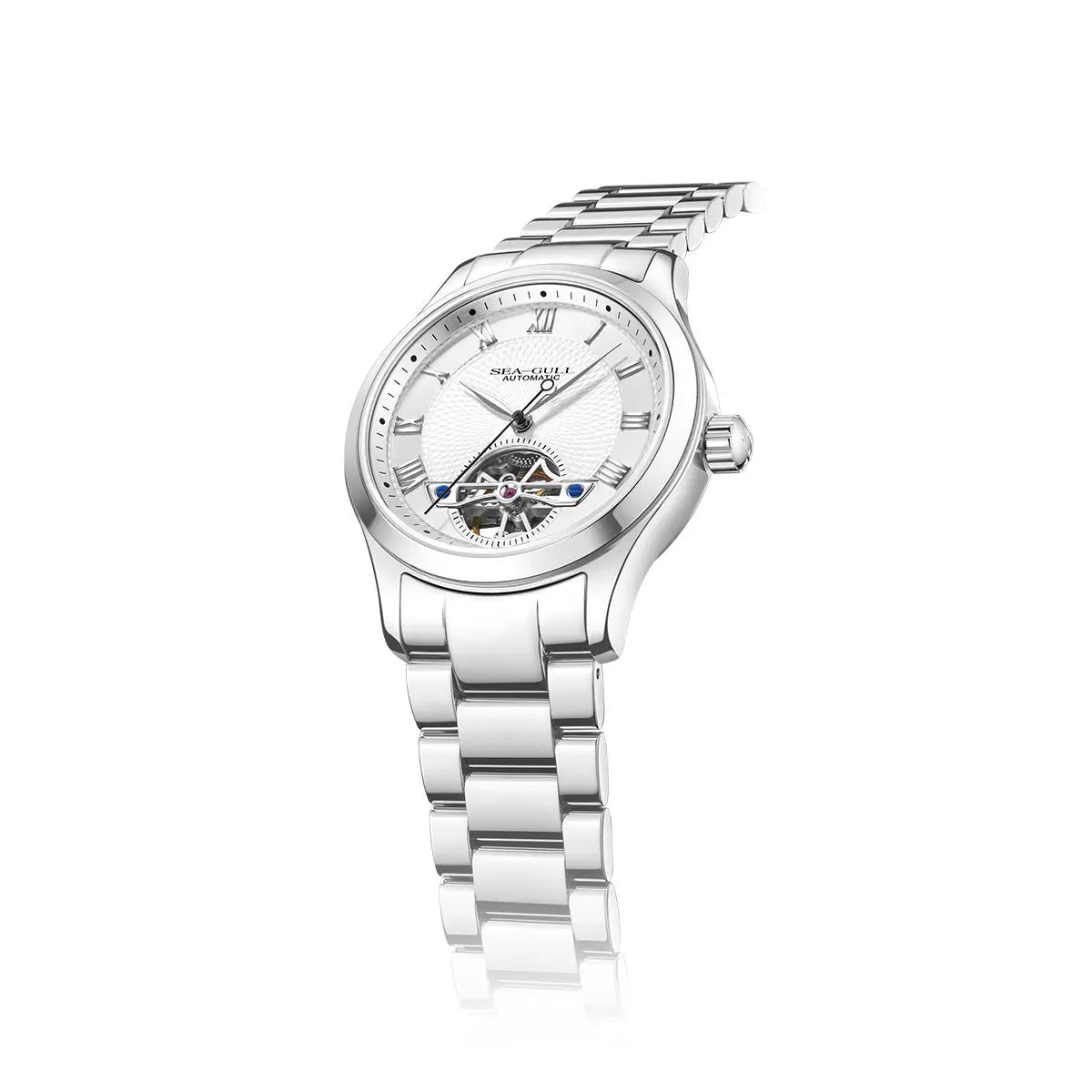 Flywheel | Guilloché Dial | Roman Numeral | 39mm Sea-Gull Watch Official Store