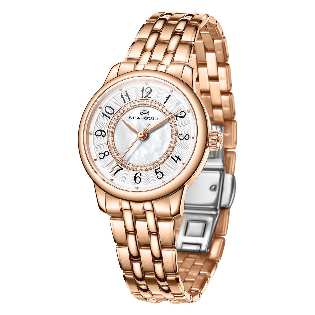 Concentric Diamond Dial | Automatic Dress Watch | Women's Watch | 32mm - Sea-Gull Watch Official Store