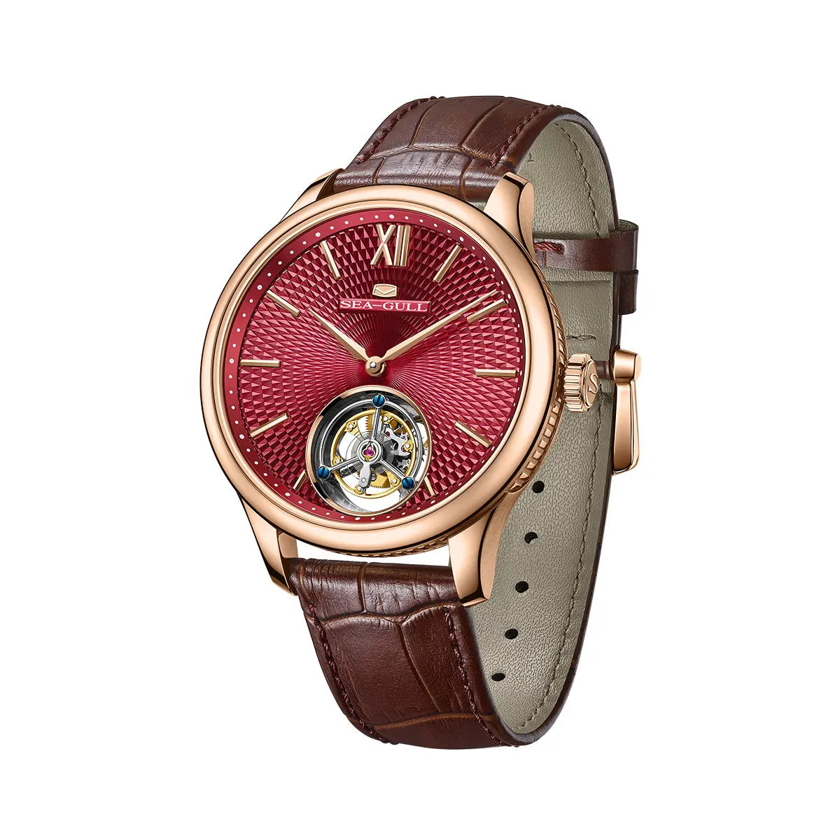 Silicon Hairspring | No-Regulator Tourbillon | 42mm Sea-Gull