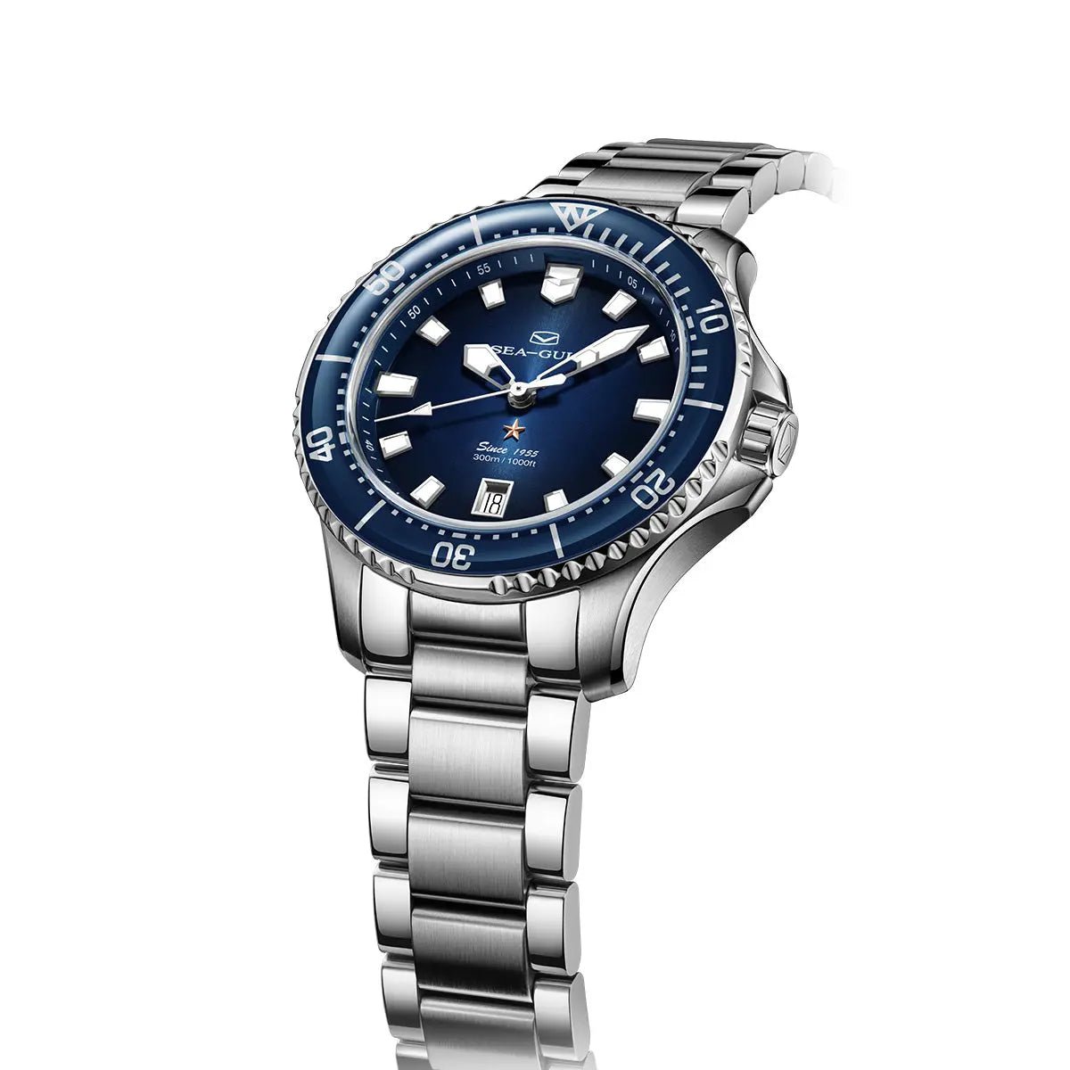 Ocean Series PRO | 300M防水 | ダイビング | 夜光 | カレンダー | 41mm Sea-Gull