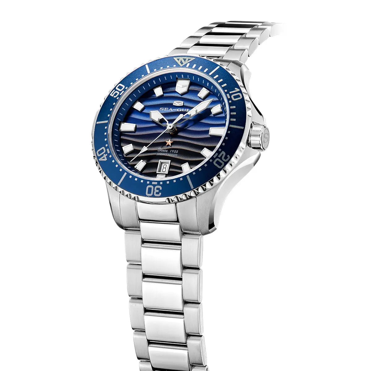 Ocean Series | 300M Waterproof | Dive | Luminous | Calendar | 41mm - Sea-Gull Watch Official Store