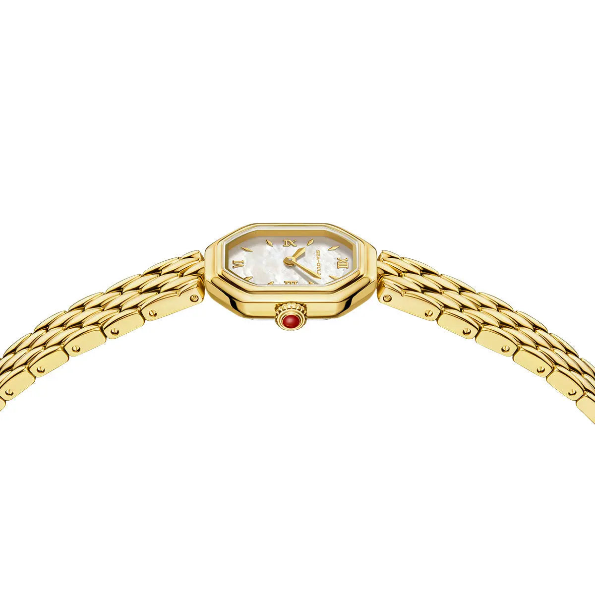 Octagonal | Slim | Quartz Movement | Mother-of-pearl dial | 24mm Sea-Gull