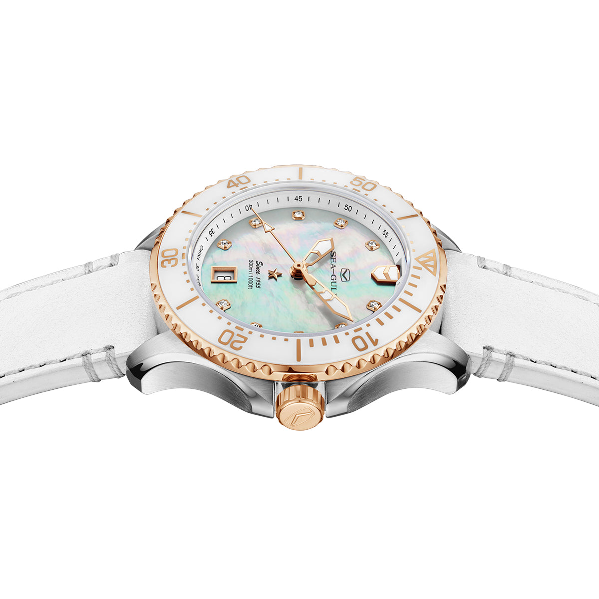 Ocean Series | Mother-of-Pearl Dial | Luminous | 300m Waterproof | 40mm