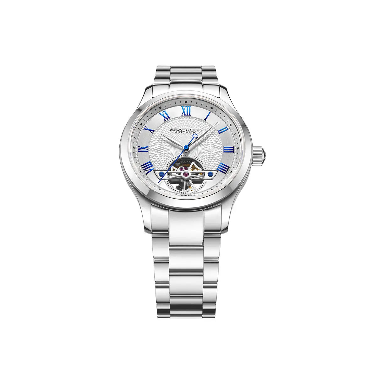 Flywheel | Guilloché Dial | Roman Numeral | 39mm Sea-Gull Watch Official Store