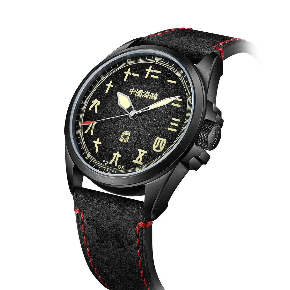 Vintage | Chinese Style Dial | Luminous | Black Warrior Edition | 43mm Sea-Gull