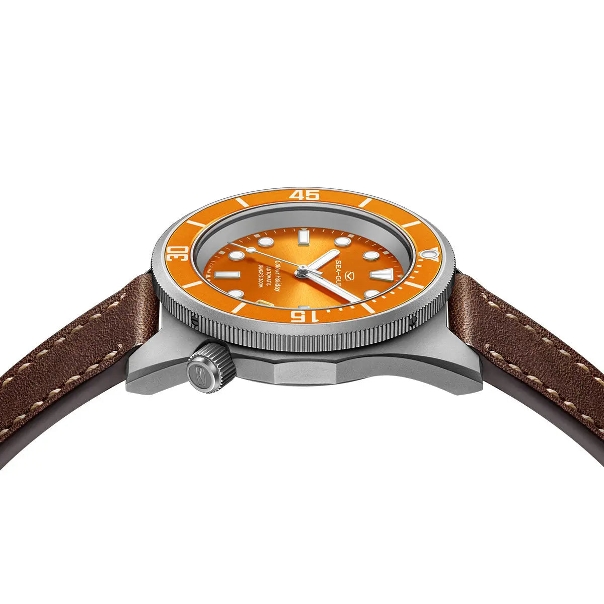 Ocean Series | Colorful | Titanium Alloy | 200M WR | Extra Strap | 41mm Sea-Gull Watch Official Store