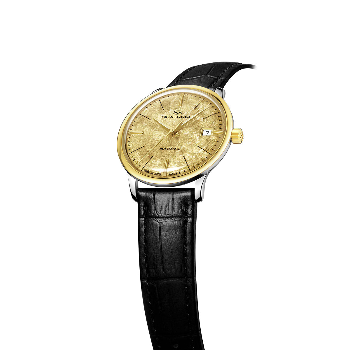 18K Gold-plated | Couple Watch | Business | Calendar | 42mm/36mm Sea-Gull Watch Official Store