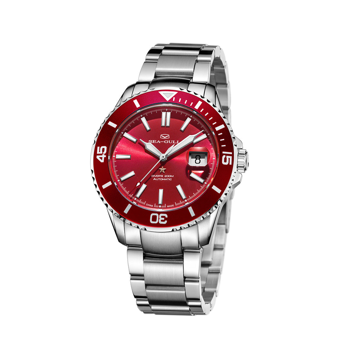 Ocean Series | 200m Waterproof | Calendar | Luminous | 44mm Sea-Gull