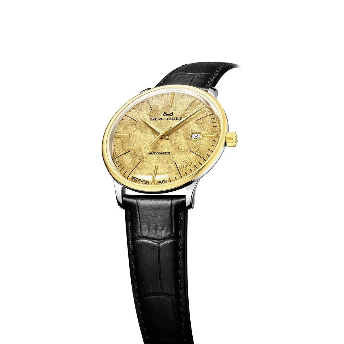 18K Gold-plated | Couple Watch | Business | Calendar | 42mm/36mm Sea-Gull Watch Official Store