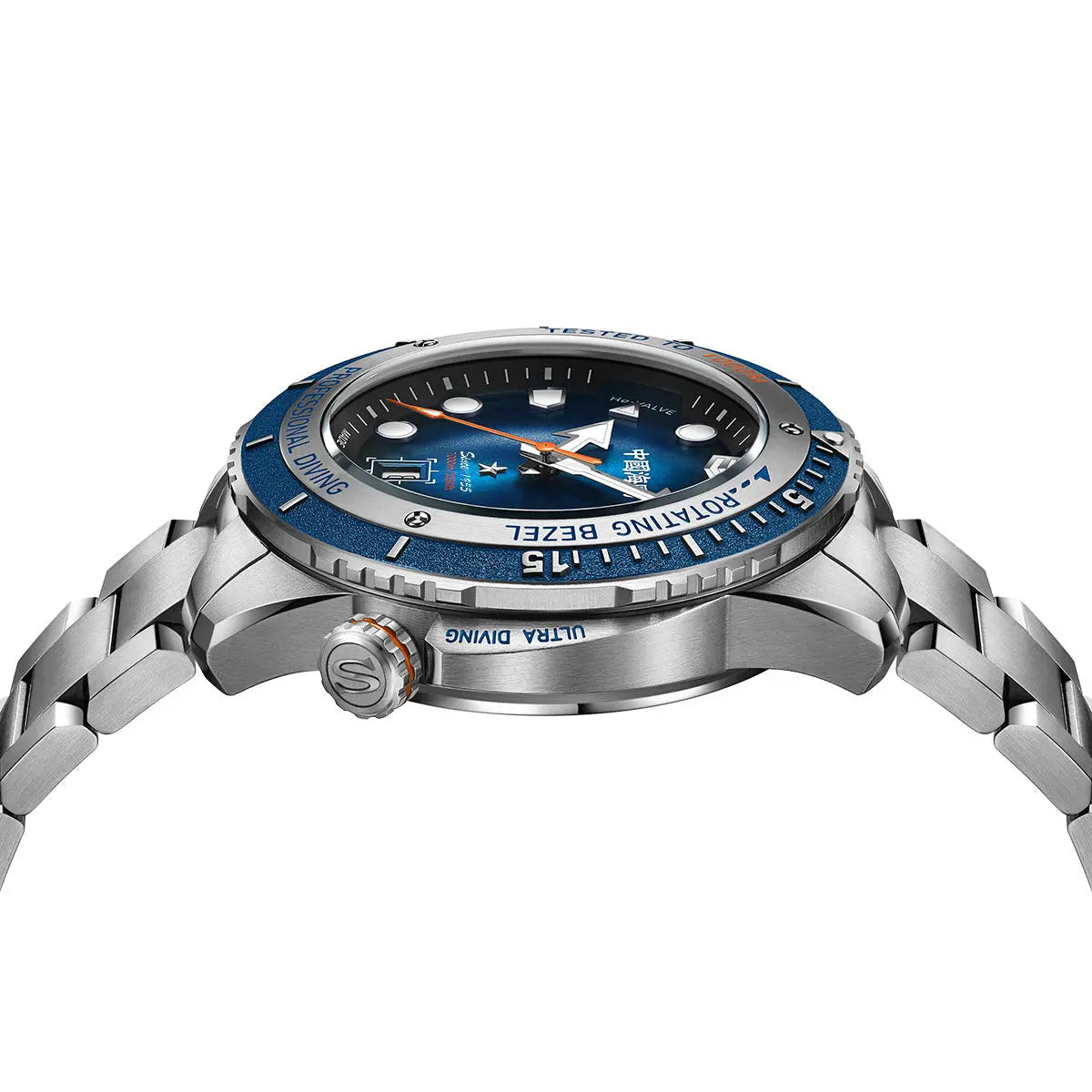Deep Ocean|Ultra Diving Series | 1000M Waterproof | Helium Valve Design | Integrated Rotating Bezel | 45mm Sea-Gull