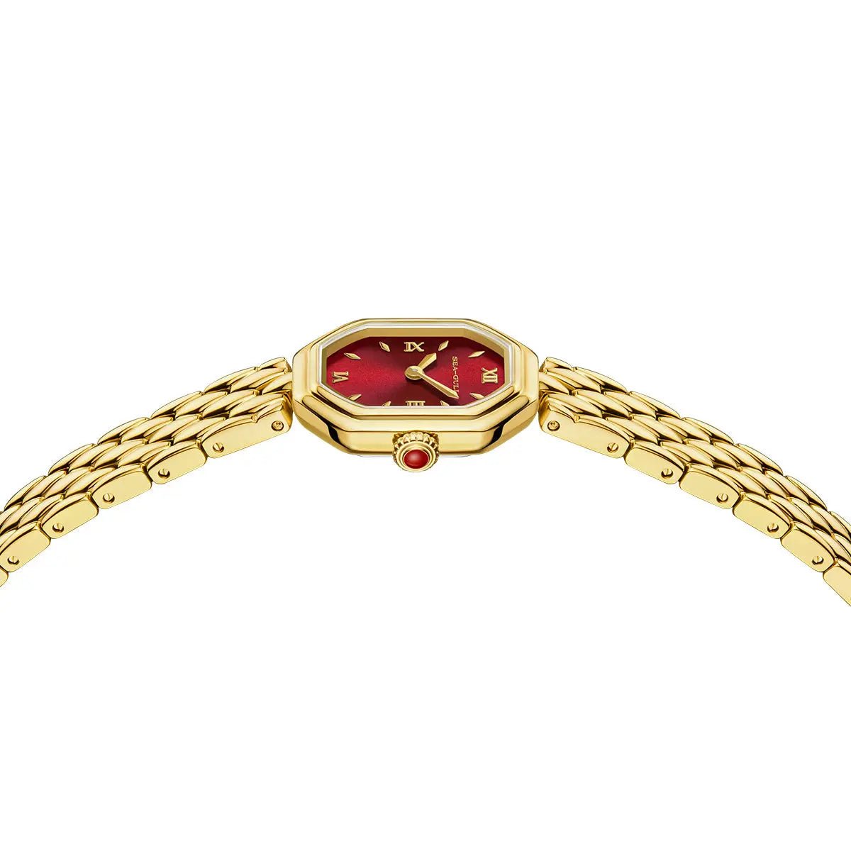 Octagonal | Slim | Quartz Movement | Mother-of-pearl dial | 24mm - Sea-Gull Watch Official Store