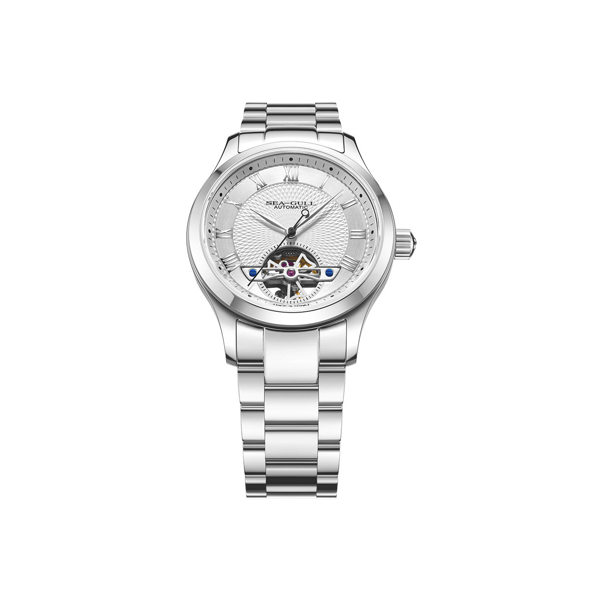 Flywheel | Guilloché Dial | Roman Numeral | 39mm