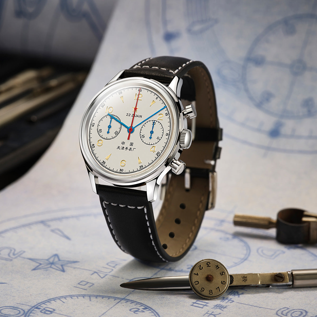 1963 Serie | Limitierte Auflage | 70. Jubiläums-Neuausgabe | Chronograph | 37,3 mm