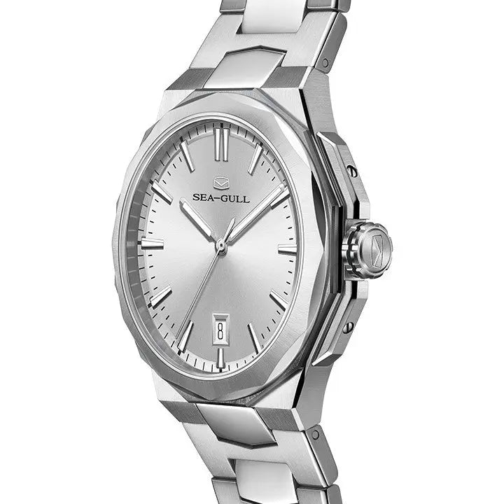 Business | Calendar | Stainless Steel Strap | Luminous | 40mm Sea-Gull