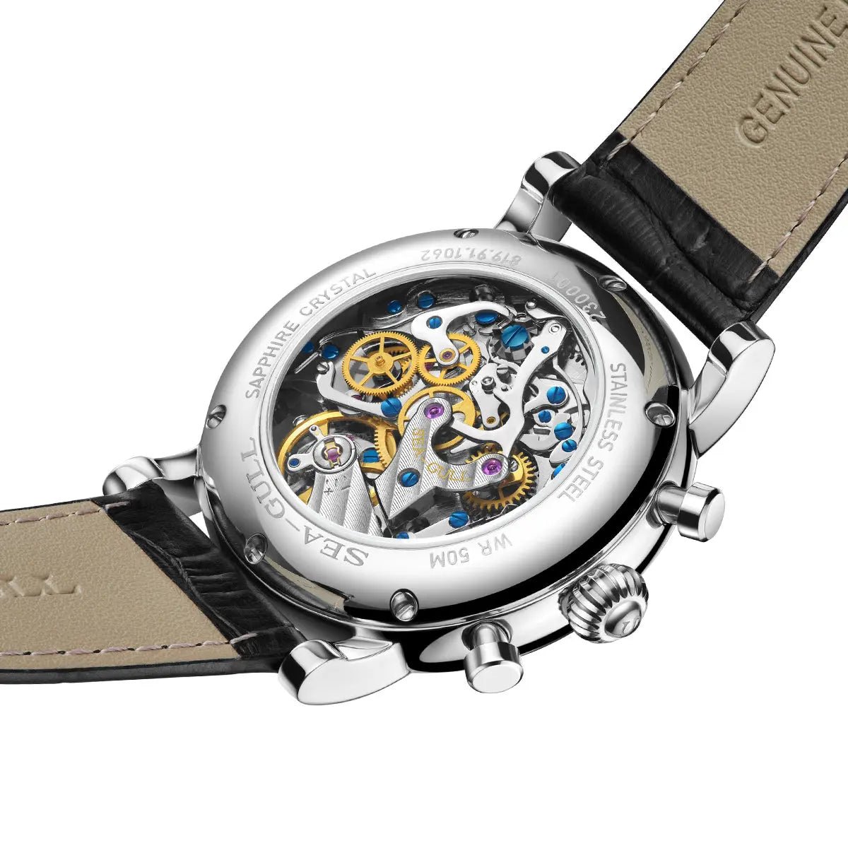 Extraordinary Series | Moon Phase | Chronograph | Complete Calendar | 41mm - Sea-Gull Watch Official Store
