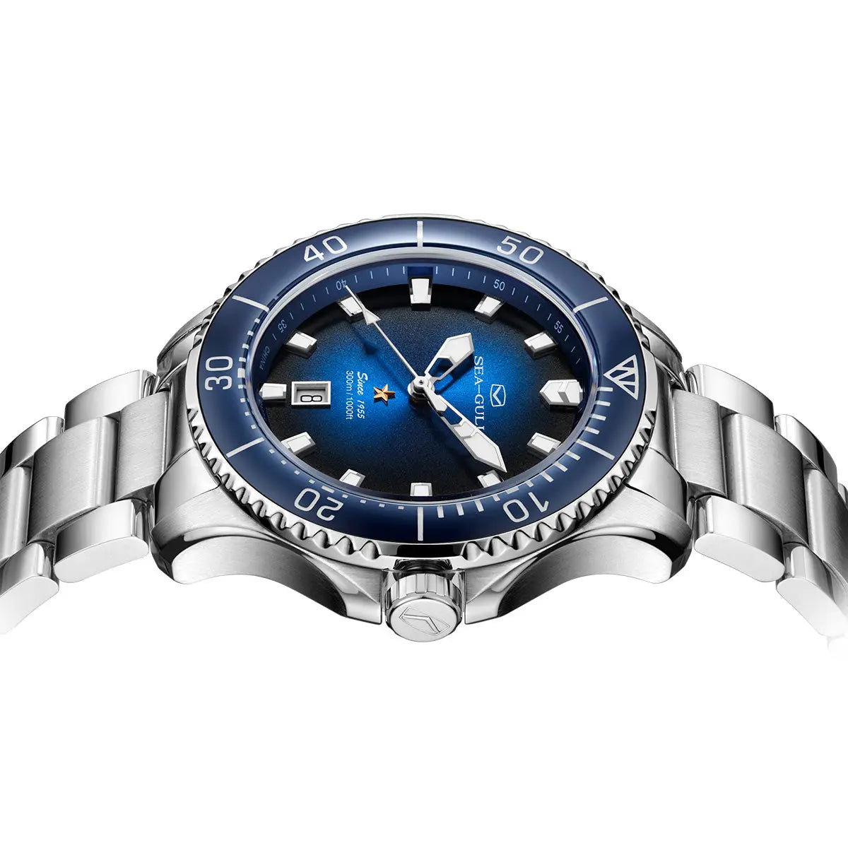 Dive | Ocean Series | 300M Waterproof | Luminous | Calendar | 44mm Sea-Gull