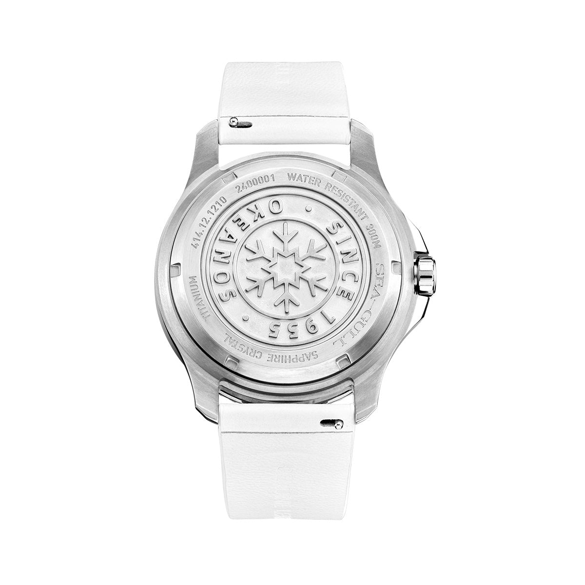 Serie Oceánica Pro | Ala de Hielo | Titanio | 300m Impermeable | 43mm