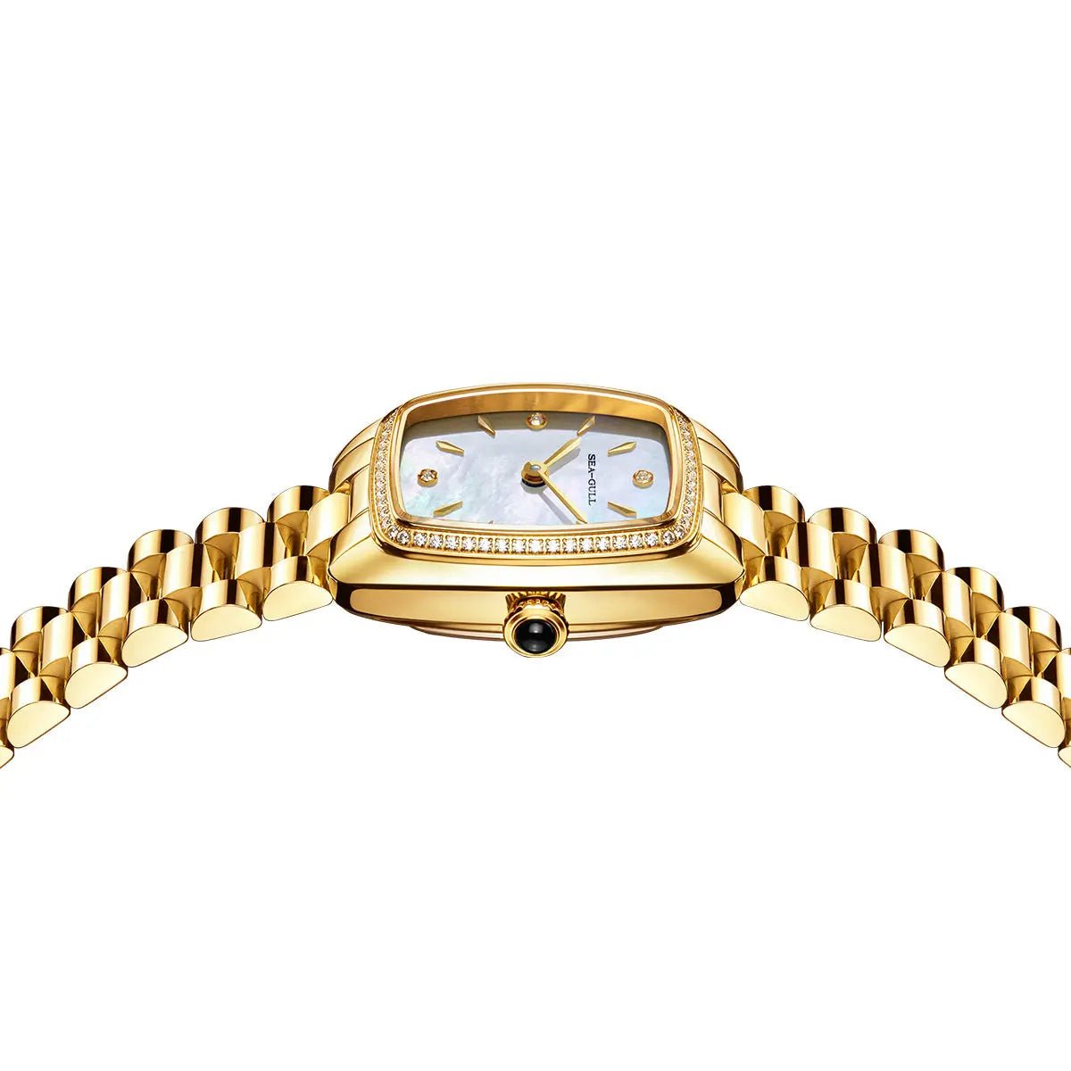 Time for Her Series | Mocha Retro | Square | 30mm - Sea-Gull Watch Official Store
