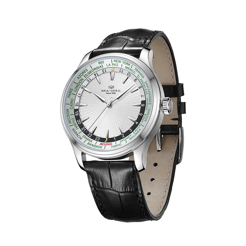 GMT Watch | World Time | Sub Second Dial | 41mm