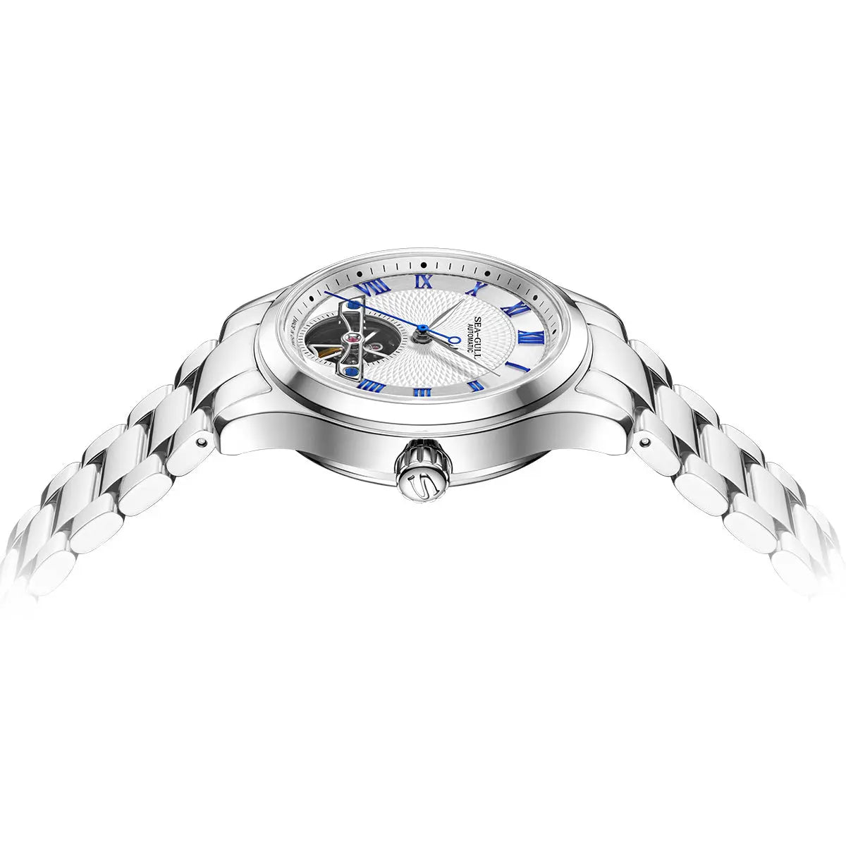 Flywheel | Guilloché Dial | Roman Numeral | 39mm Sea-Gull Watch Official Store