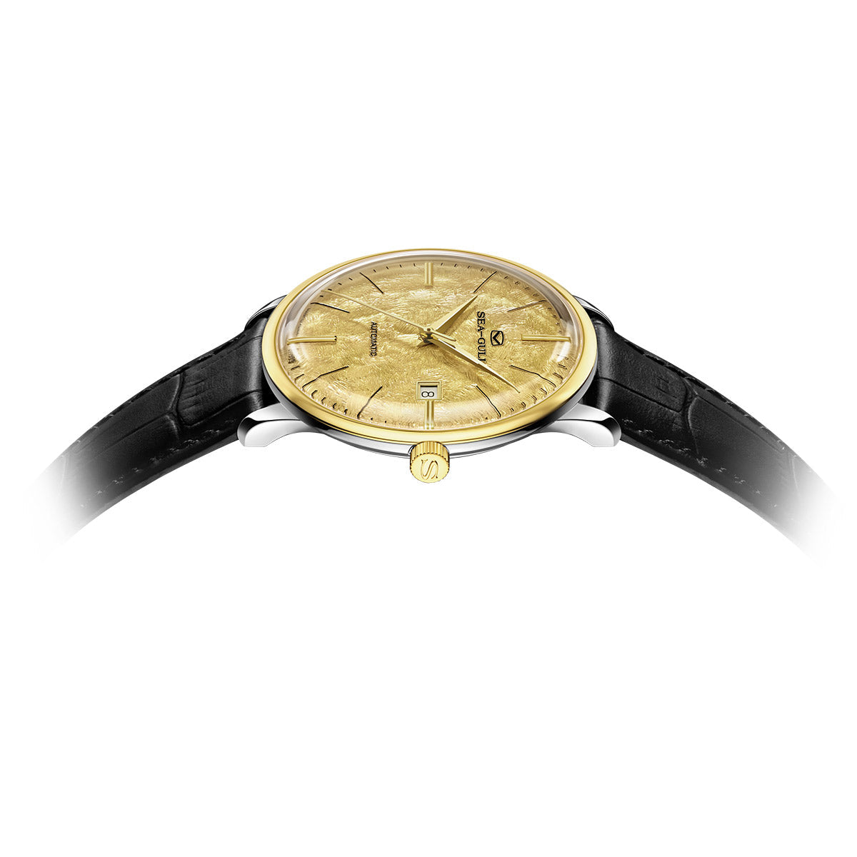 18K Gold-plated | Couple Watch | Business | Calendar | 42mm/36mm Sea-Gull Watch Official Store
